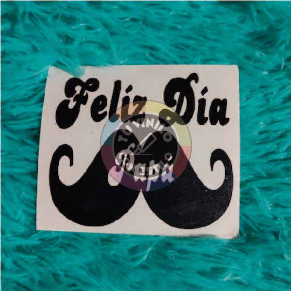 Vinilo con dedicatoria especial para el Día del Padre